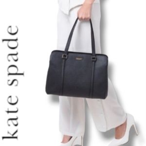 Kate Spade Newbury Lane Mile Saffiano Leather Black Tote Handbag Shoulder Purse